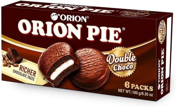 Orion Choco Pie Double Choco 180g 6pcs Box