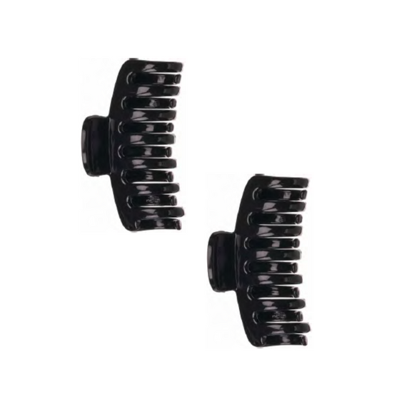 Titania Hair Clips Dino Black M 7956