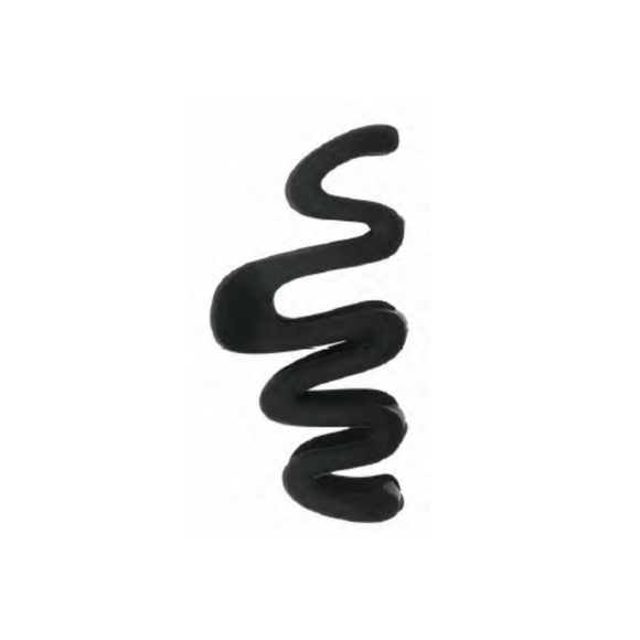 Titania Hair Claw Clip Wave Black 8206
