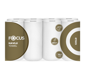Focus Kitchen Towel GOLD 2p 8Roll Pack