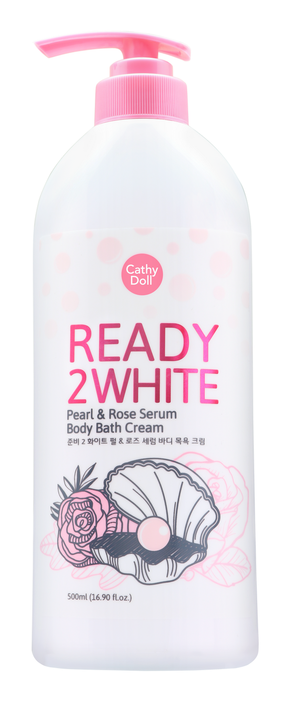 Cathy Doll Bath Cream Pearl & Rose Serum 500ml