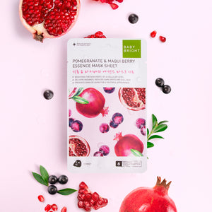 Baby Bright Pomegranate & Maqui Berry Face Mask Sheet 20g