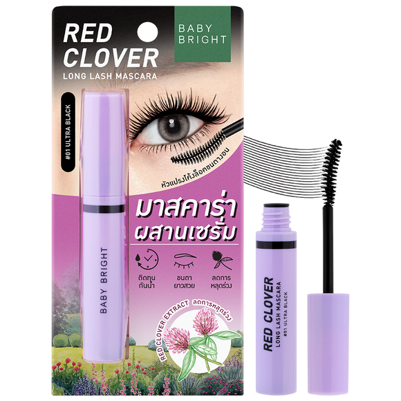 Baby Bright Mascara Red Clover No.01 Ultra Black