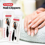 Titania Nail Clipper Bent Chromium 1054 B