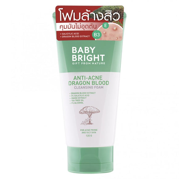 Baby Bright Anti Acne Dragon Blood Cleansing Foam 120g