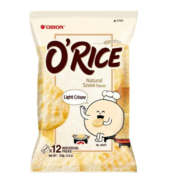Orion O'Rice Natural Snow Flavor 129.6g 12pkt Pack