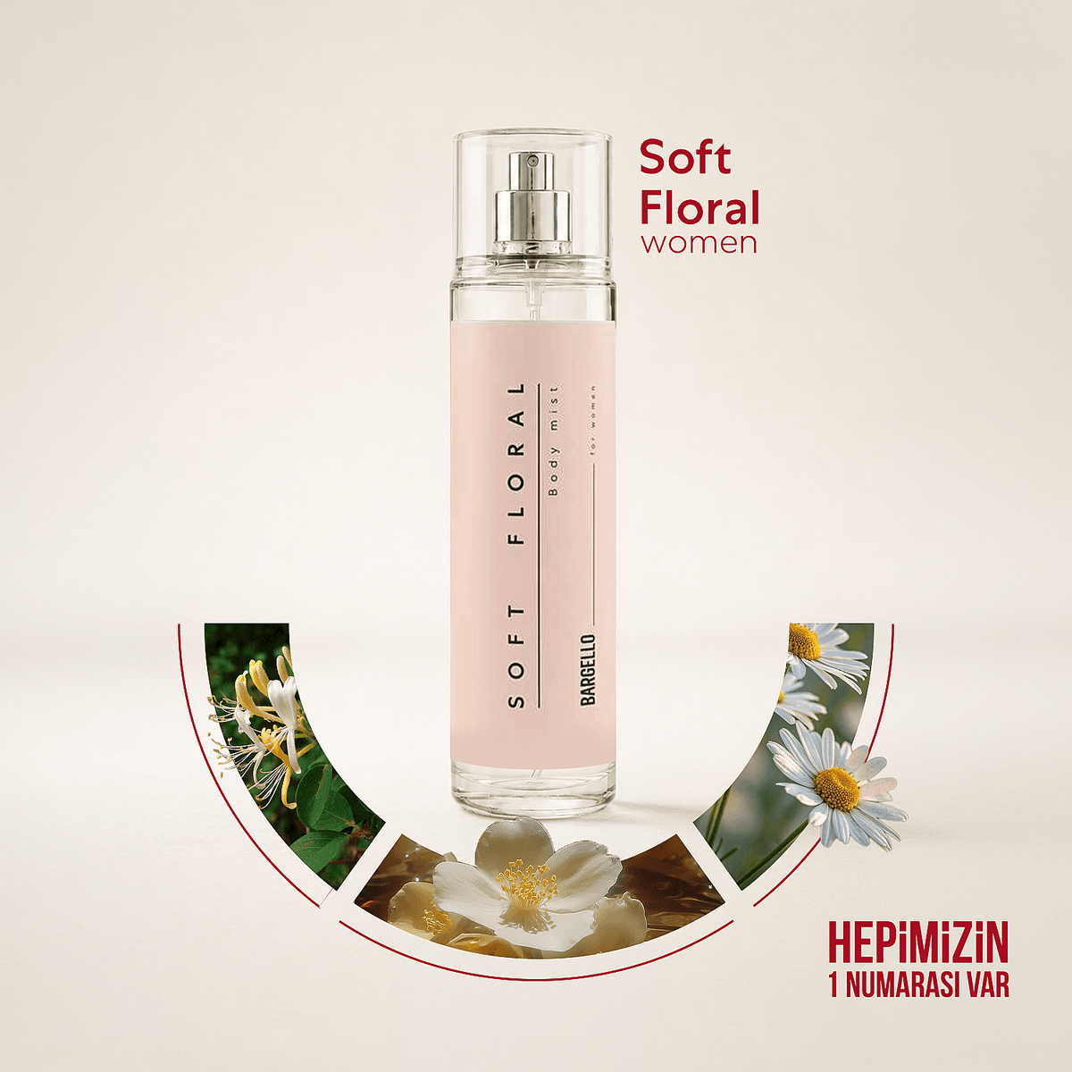 Bargello Body Mist Soft Floral 210ml