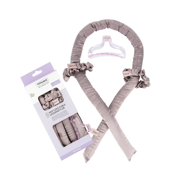 Titania Hair Heatless Curl Styler Satin Aubergine 2803