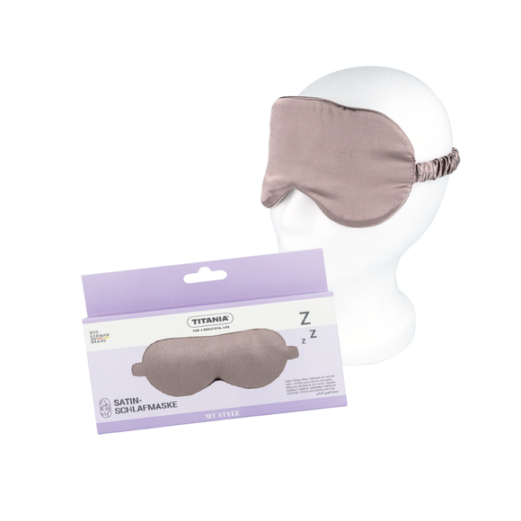 Titania Satin Sleep Mask Aubergine 2804