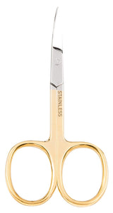 Titania Curticle Scissors Gold Plated 1050/3GH