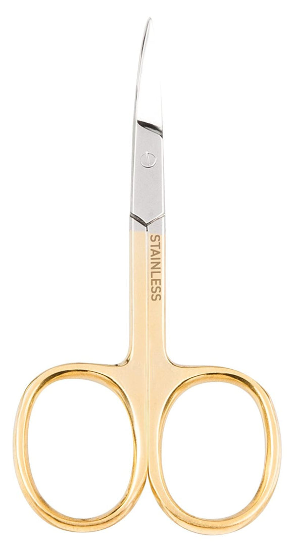 Titania Curticle Scissors Gold Plated 1050/3GH