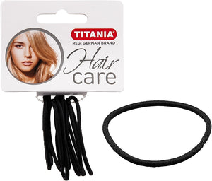 Titania Hair Elastic 9pcs Black 2mm