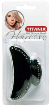 Titania Hair Clips Prong Black 7943 B