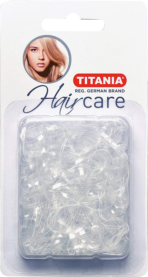 Titania Hair PolyBand Clear 150pcs 8065 B