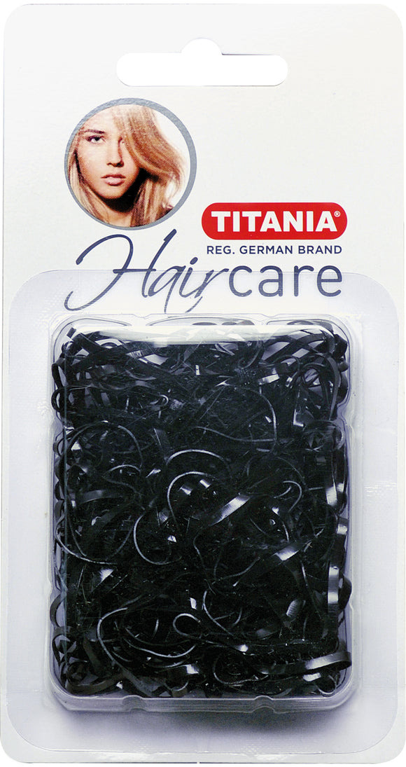 Titania Hair PolyBand Black 150pcs 8066 B